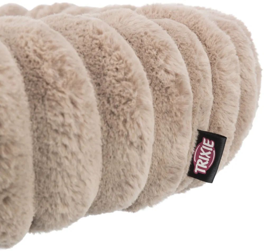 TRIXIE Kulatý pelech LONNI, sametový manšestr, světlehnědá ø 60 cm