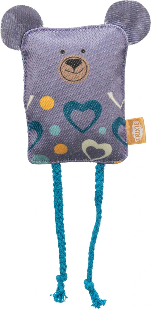 TRIXIE Hrací polštářek se zvířecím obličejemt, šustící,  10 cm, polyester