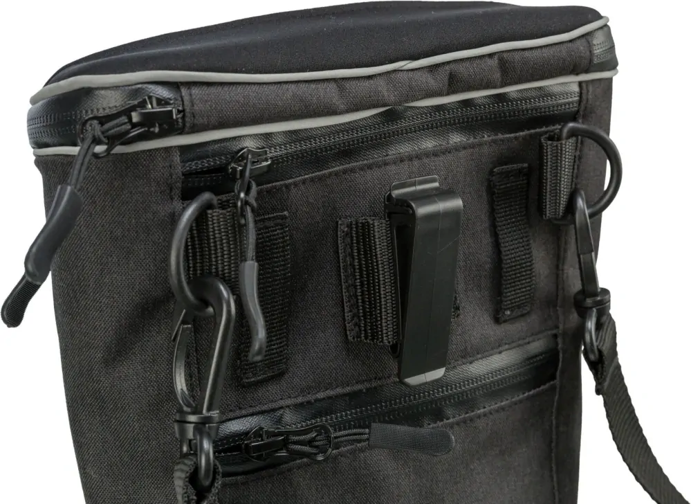 TRIXIE DUO Treat, taštička na pamlsky, 20 x 20 x 5 cm, polyester, antracitová