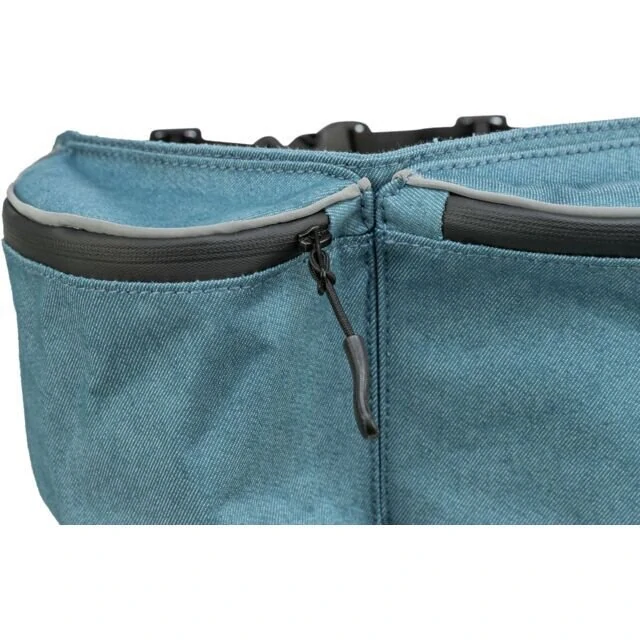 TRIXIE BAGGY Belt 3v1, maxi ledvinka, 44x33x18 cm/pas 62-125 cm, petrolejová