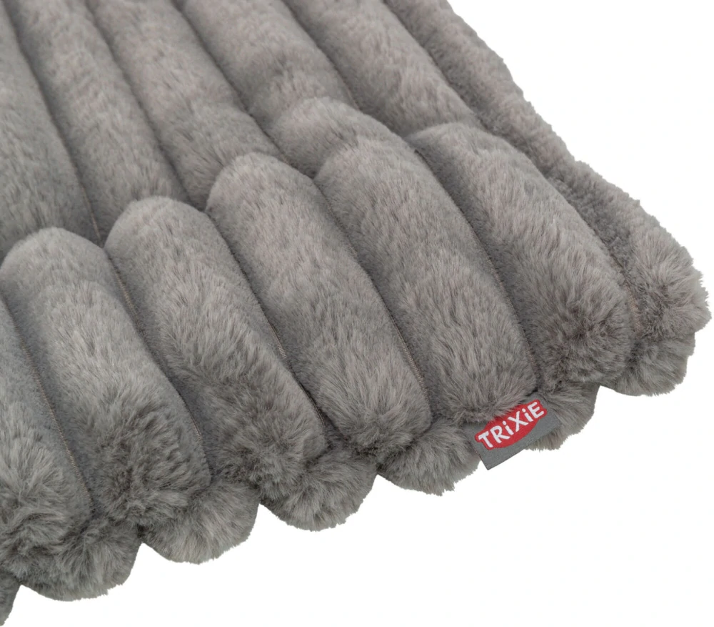 TRIXIE Podložka LONNI, manšestrový plyš, šedá 130 x 90 cm