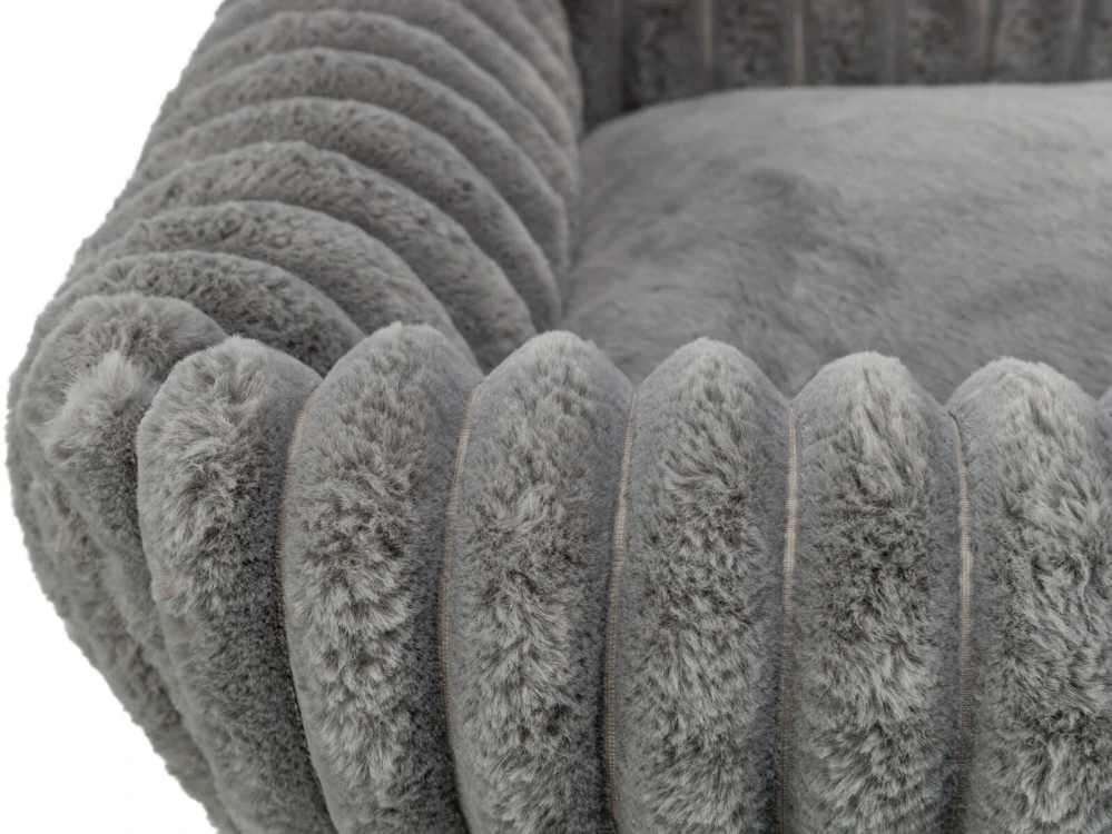 TRIXIE Pelech LONNI obdélníkový, manšestrový plyš, šedá 65 x 50 cm