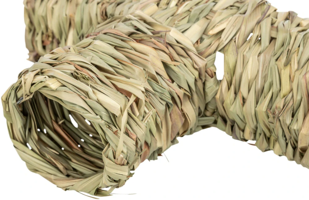 TRIXIE Přírodní tunel "T" pro hlodavce (křeček,osmák) , 25 × 9 × 18 cm, 100% tráva