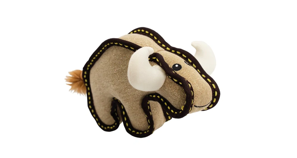 Býk jutový 24 cm, robustní hračka pro psy, HIPHOP DOG