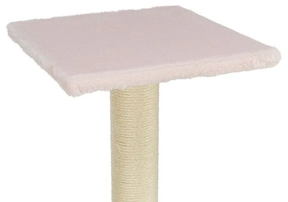 TRIXIE Škrabací sloupek BEANA, 69 cm, králičí plyš, světlerůžová