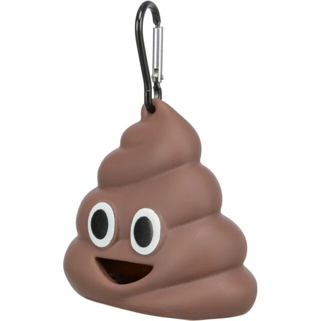 TRIXIE Zásobník POOP na sáčky na exkrementy, 8 x 5 cm / 15 sáčků, PVC