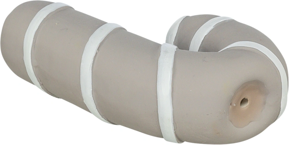TRIXIE Vánoční cukrová hůlka, se zvukem, 10 cm, latex, šedobéžová