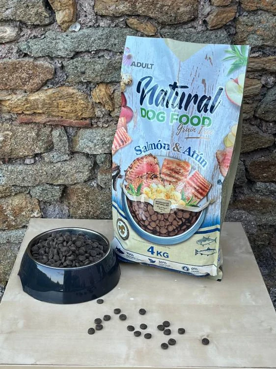 Natural DOG FOOD Salmon & Tuna Grain Free 4 kg