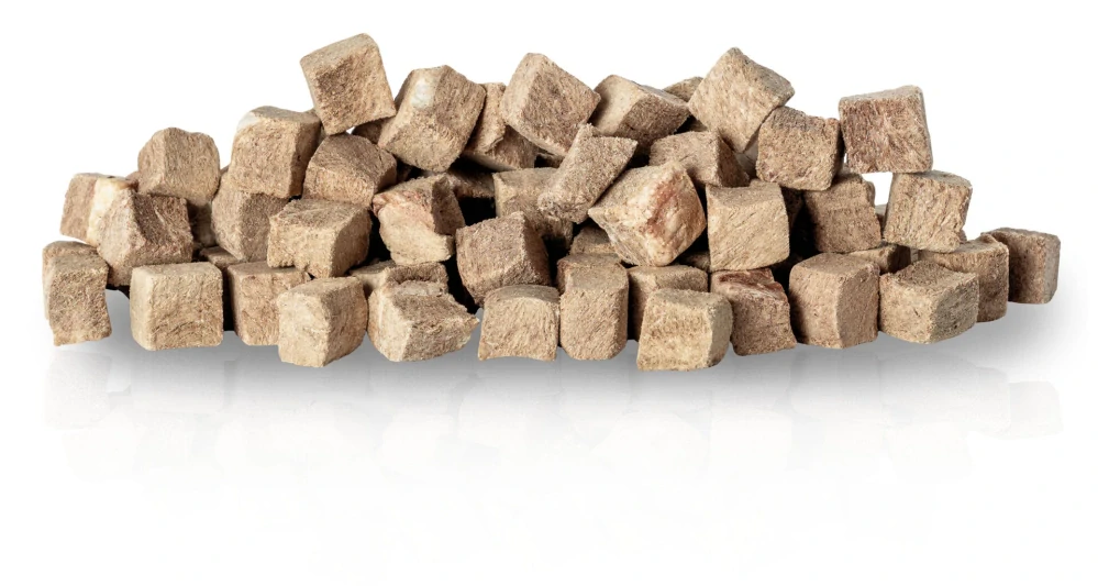 KIDDOG Super Premium 100% freeze dried BEEF CUBES - čistá hovězí svalovina sušená mrazem 70 g