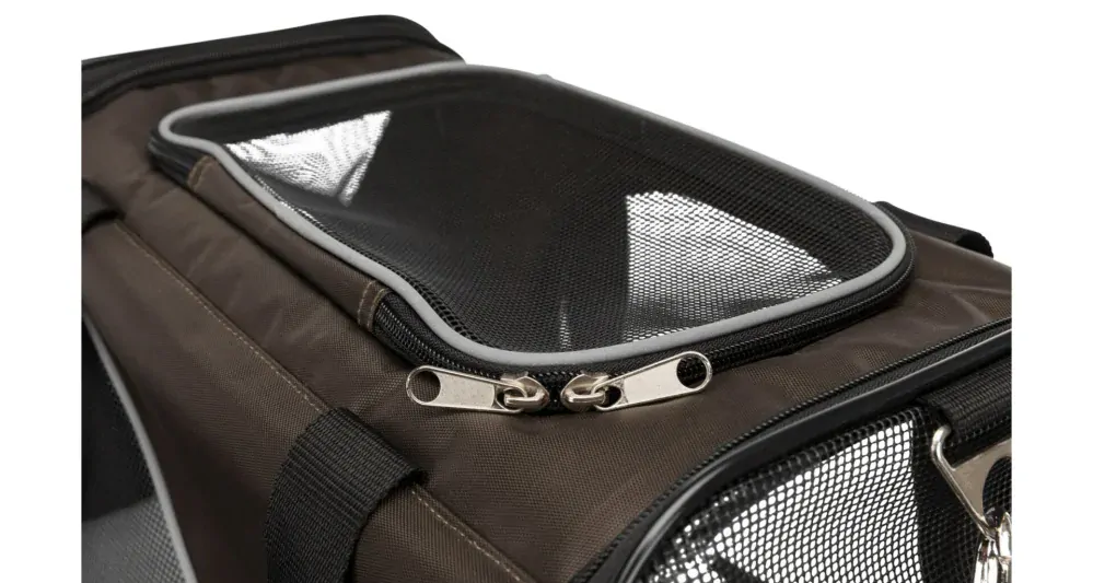 TRIXIE Transportní taška Joe, 28 x 28 x 47 cm, hnědá (max. 10kg)