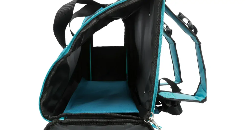 TRIXIE Transportní batoh/taška CONNOR, 42 x 29 x 21cm, petrolejová (max. 8kg)