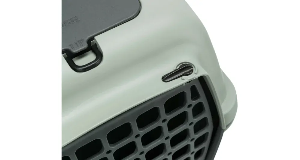 TRIXIE Be Eco Capri 3 transportní box, S: 40 x 38 x 61 cm, antracit/ šedo-zelená (max. 12kg)