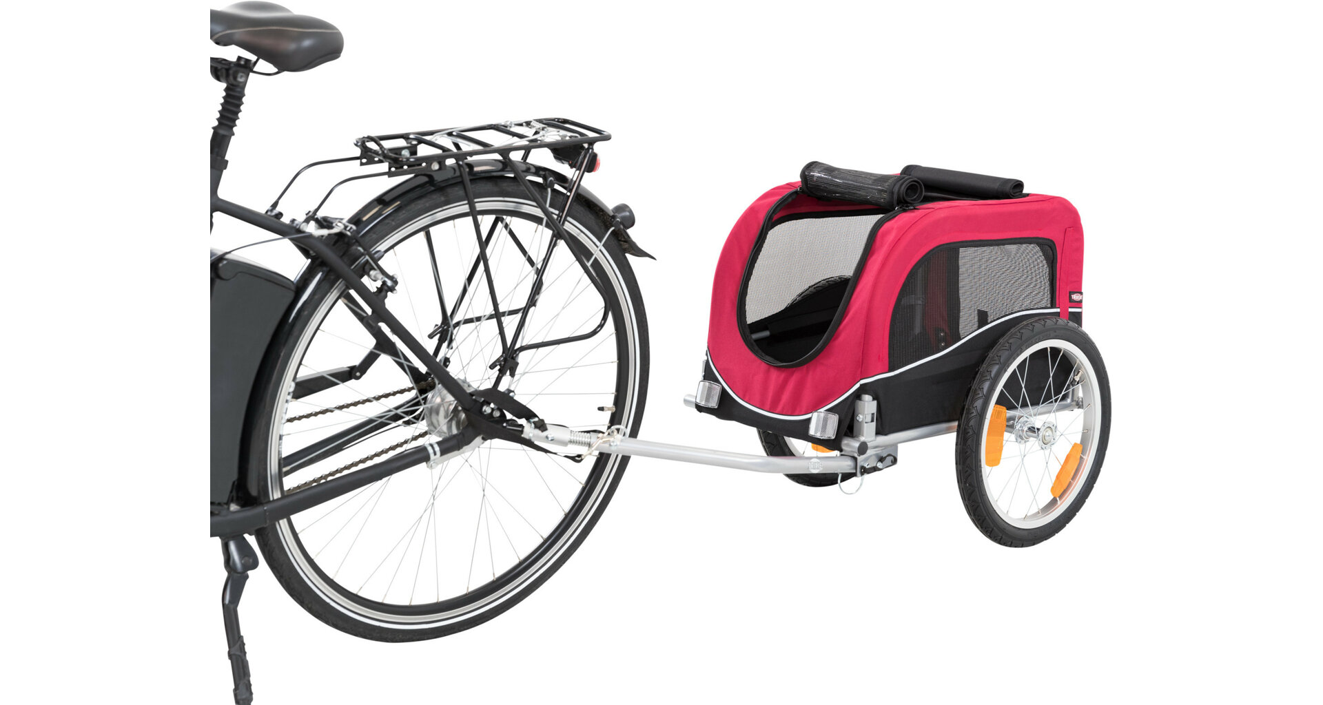 TRIXIE Vozík pro psa za jízdní kolo M 63 x 68 x 75/137 cm, nosnost max. 22 kg
