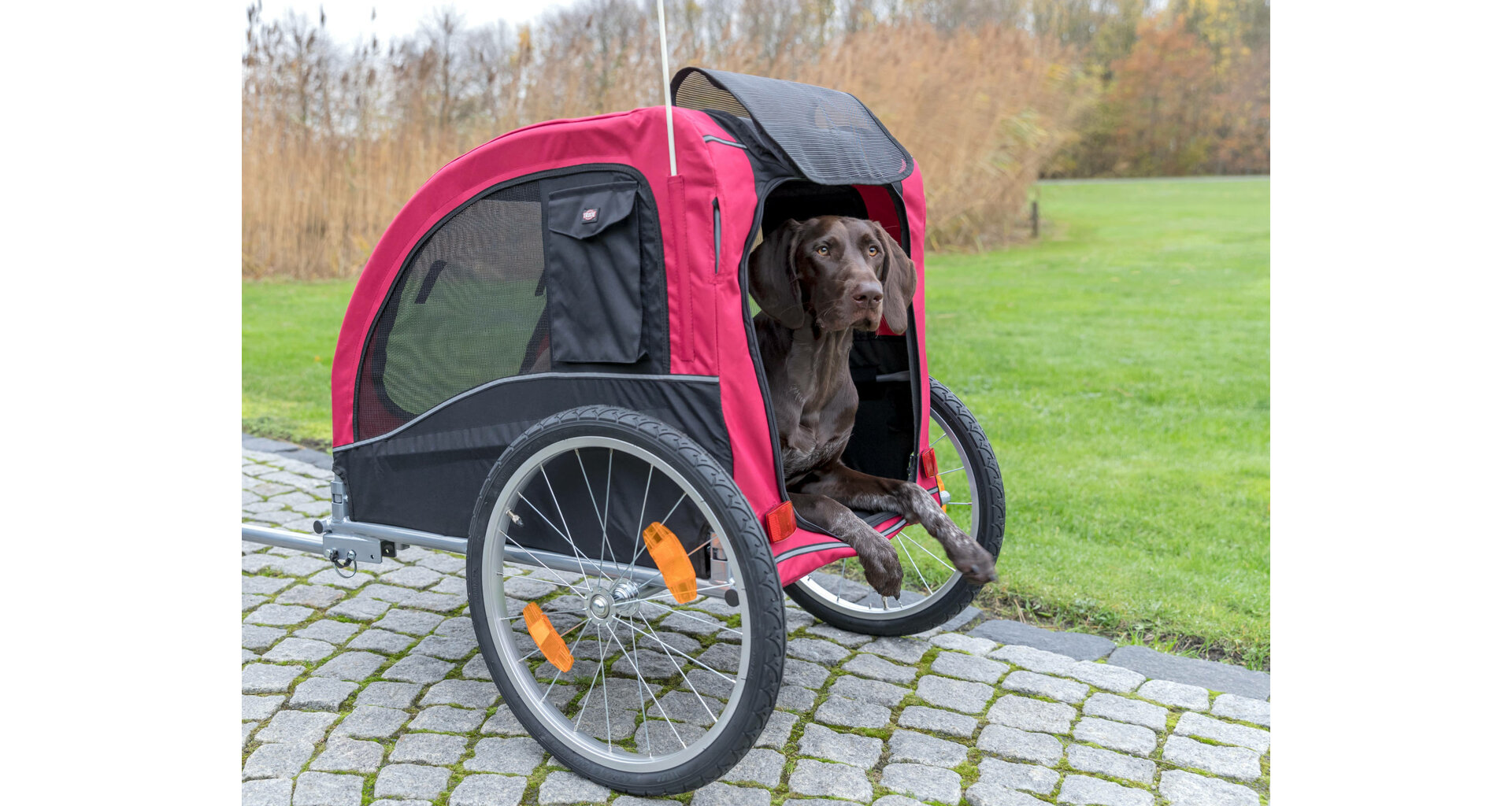 TRIXIE Vozík pro psa za jízdní kolo L 75 x 86 x 80/145 cm, nosnost max. 30 kg