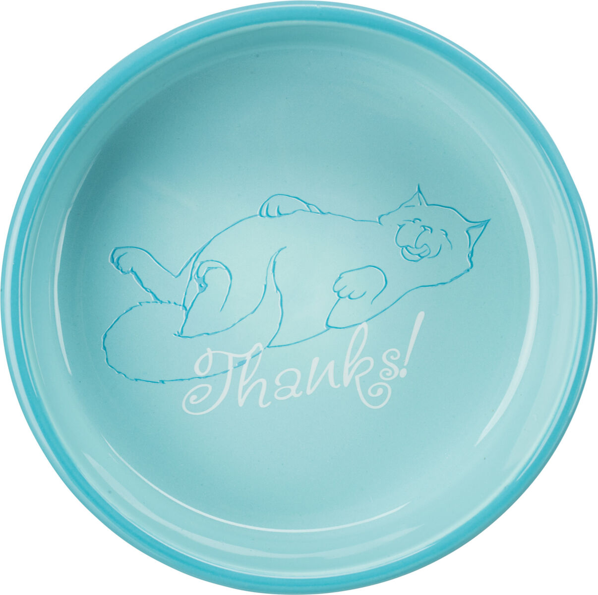 TRIXIE Keramická miska nízká pro kočky s krátkým čumákem 0,3 l / ø 15 cm různé barvy