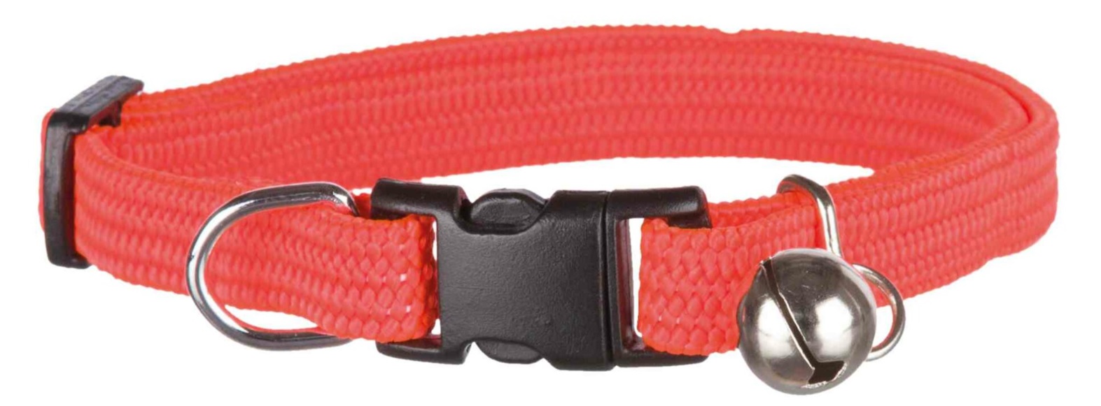 TRIXIE Nylonový elastický obojek pro kočku s rolničkou