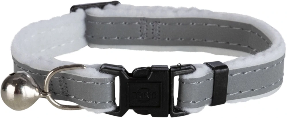 TRIXIE Obojek pro kočku reflexní, sametový 22-36 cm