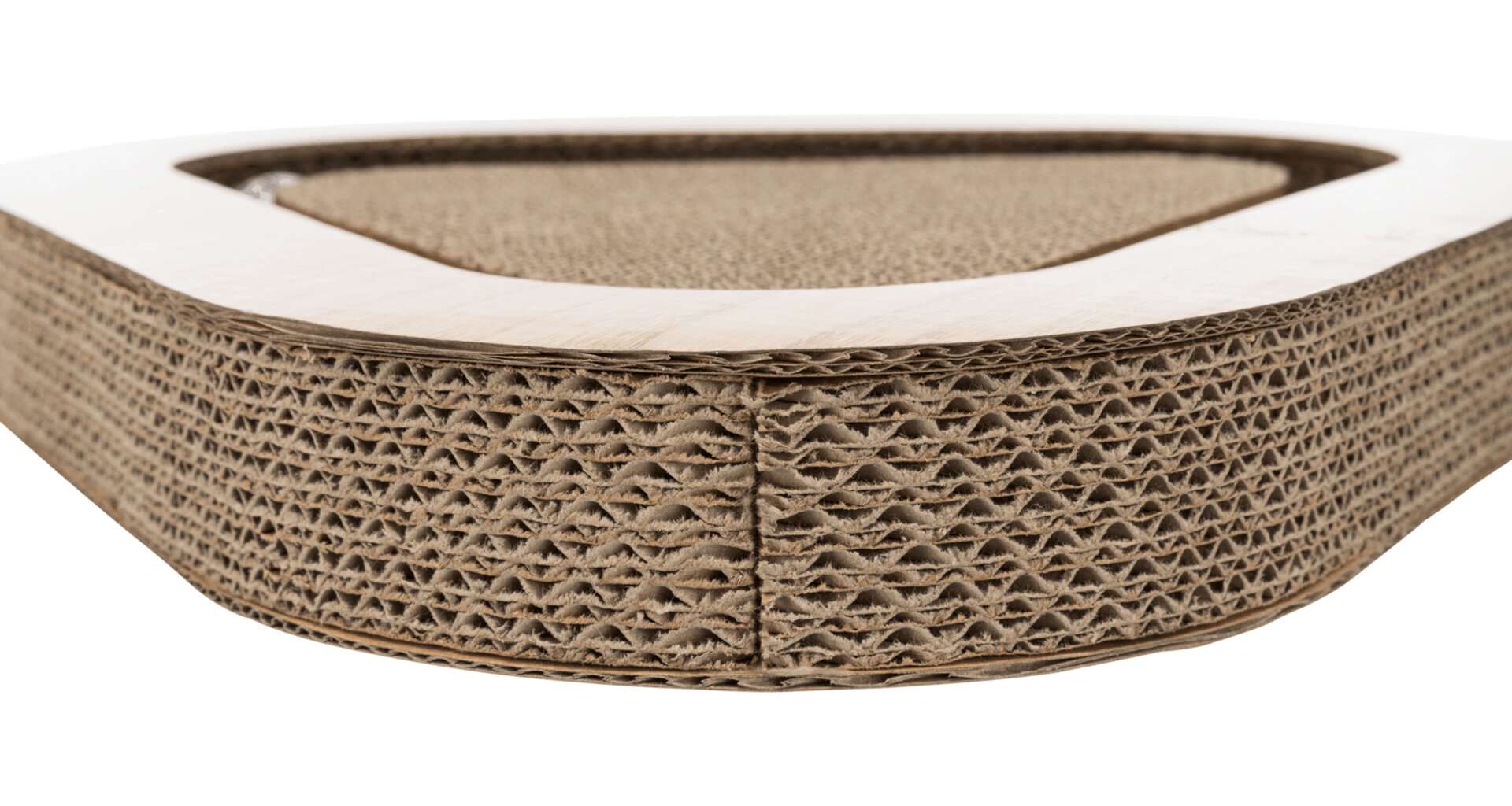 TRIXIE Škrábací karton image dřevo, uvnitř míčky, 36x5x36cm