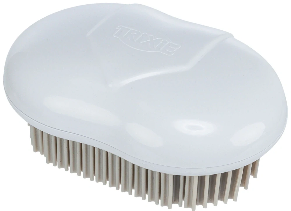 TRIXIE Kartáč na textil s gumovými štětinami, 7 x 10 cm, TPR/plast