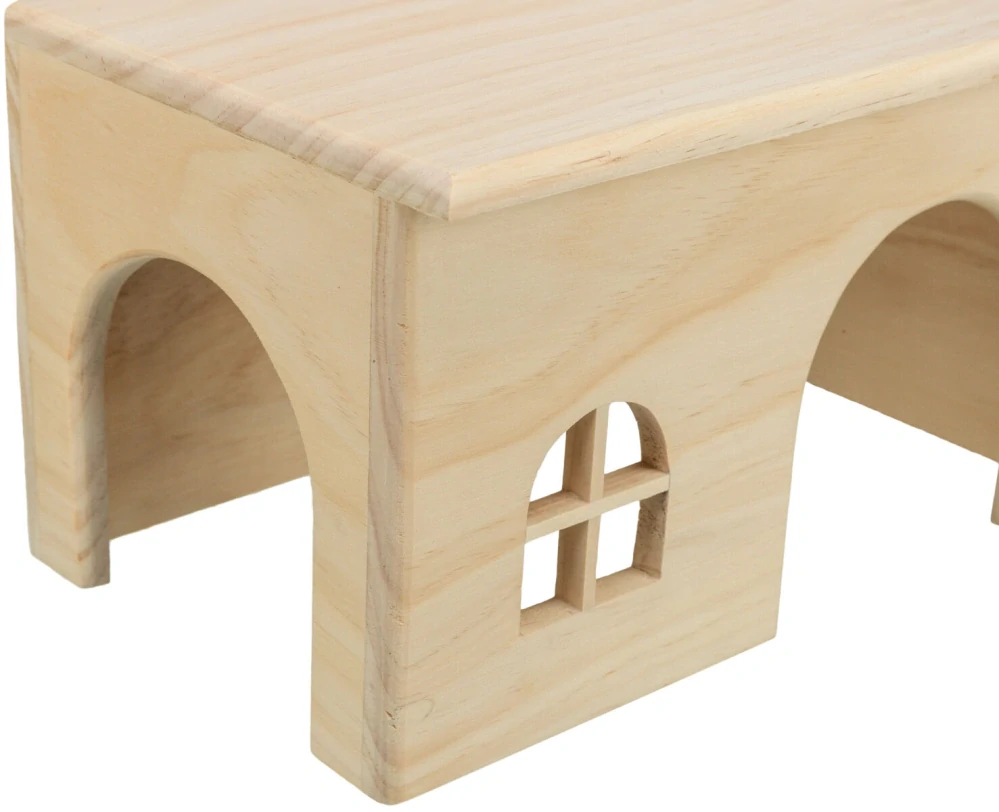 TRIXIE Dřevěný domek s rovnou střechou pro králíky 40 x 20 x 23 cm