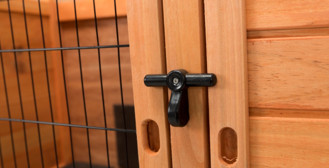 TRIXIE NATURA králíkárna s výběhem 104 x 97 x 52 cm, hnědá