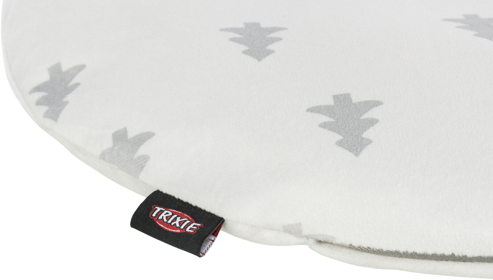 TRIXIE Xmas cushion NIVIA, vánoční polštář oválný, 70 x 47 cm, krémový