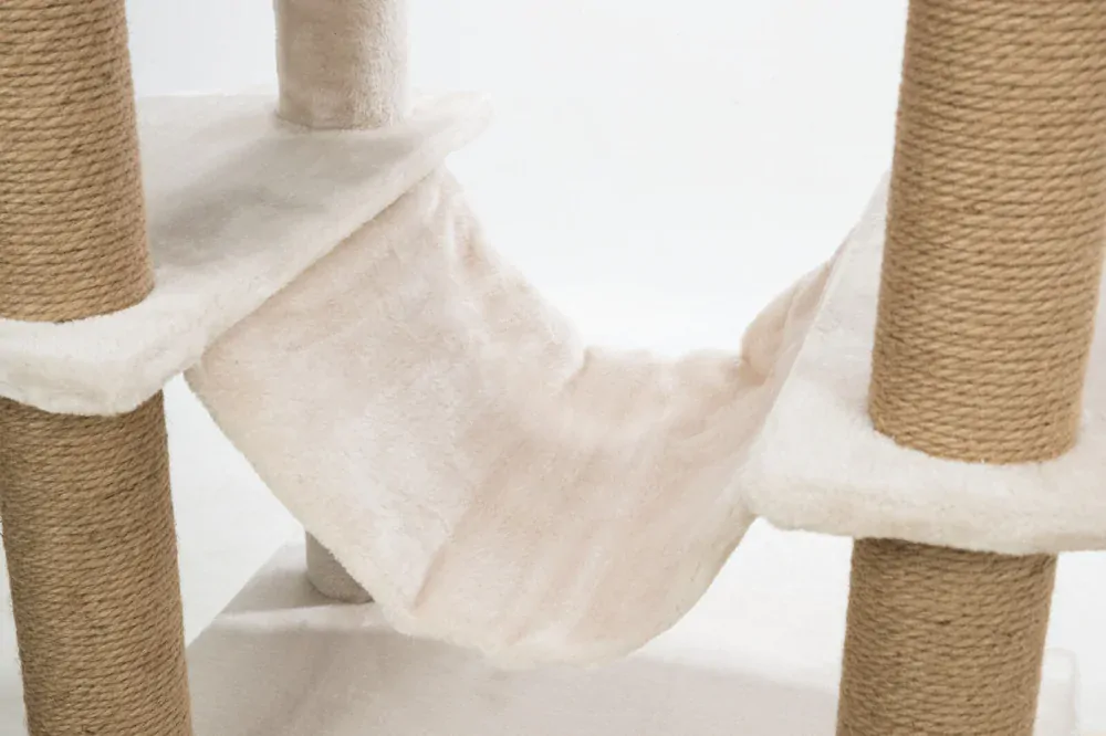 TRIXIE Škrabadlo FEDERICO světle šedé 142 cm