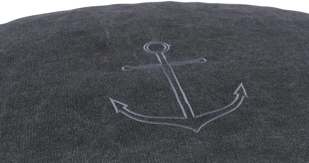 TRIXIE BE NORDIC polštář FÖHR oválný, černá 120 x 85 cm