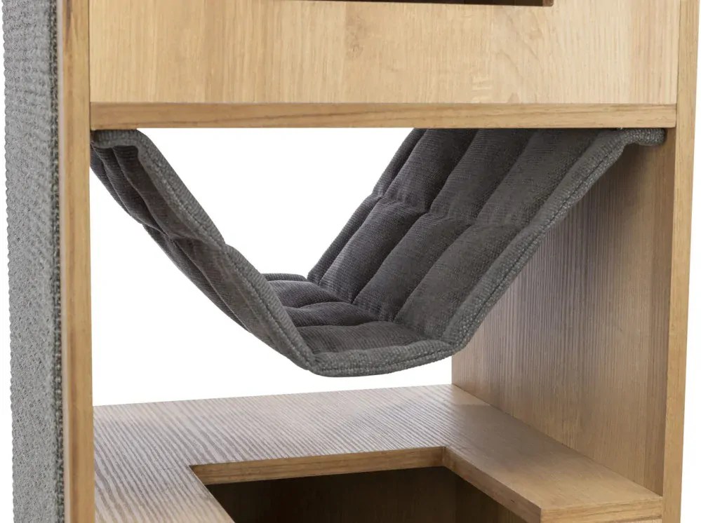 TRIXIE CityStyle škrabadlo TOWER pro kočky, 105 cm, hnědá/šedá