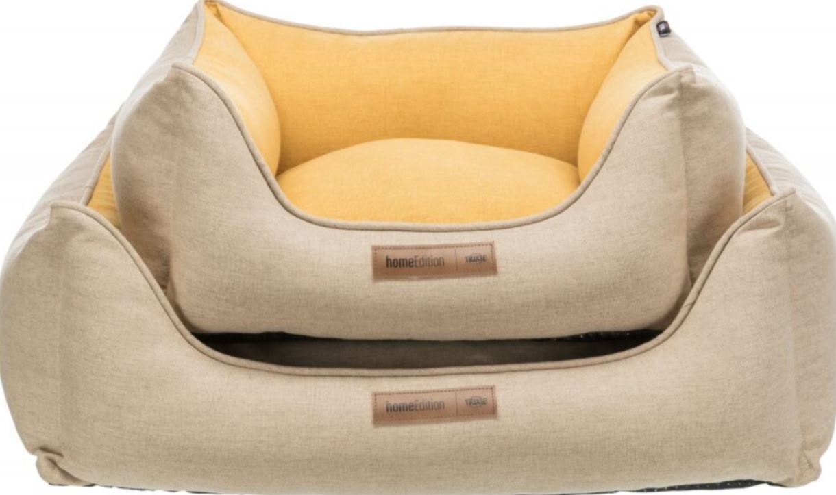 TRIXIE Obdélníkový pelech LONA, písková/žlutá 60 x 50 cm