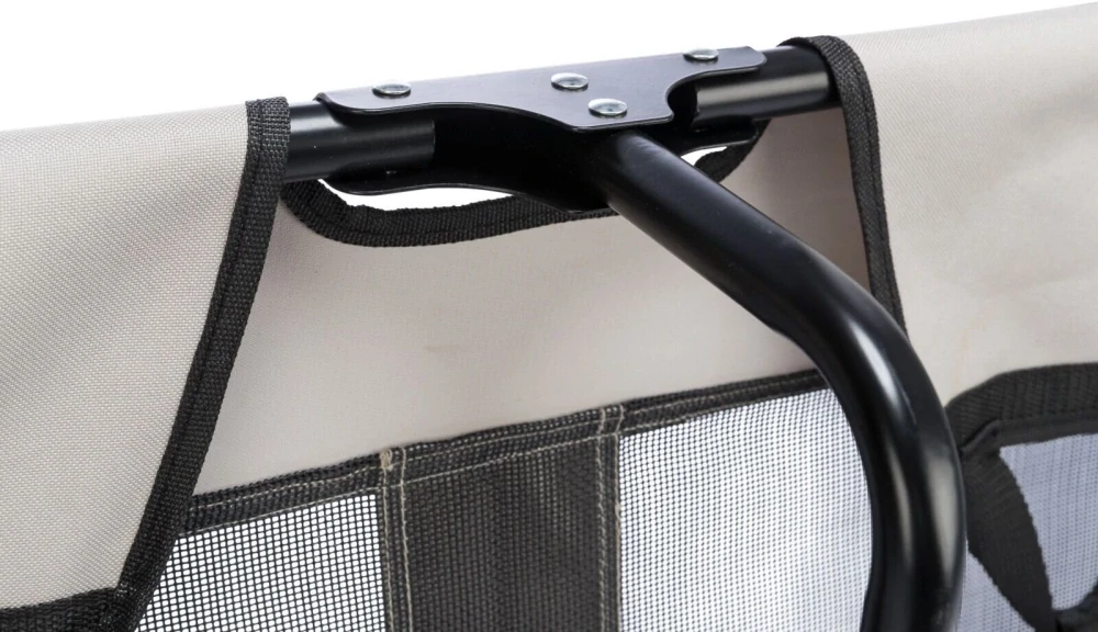 TRIXIE Lehátko se síťkou pro psy, černá/šedá 99 x 19 x 60 cm