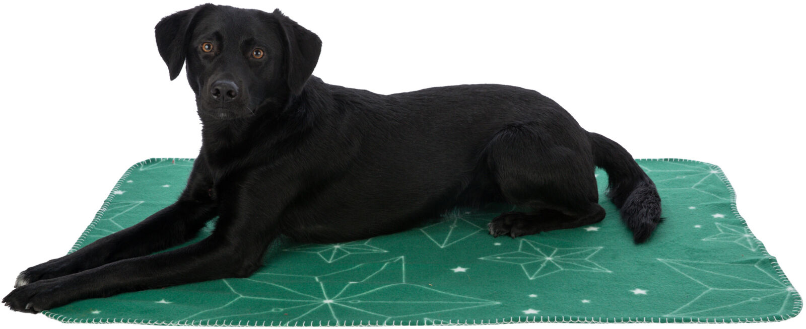 TRIXIE Xmas vánoční fleecová deka LUCIANO, mix barev (červená, písková, zelená) 100 x 70 cm