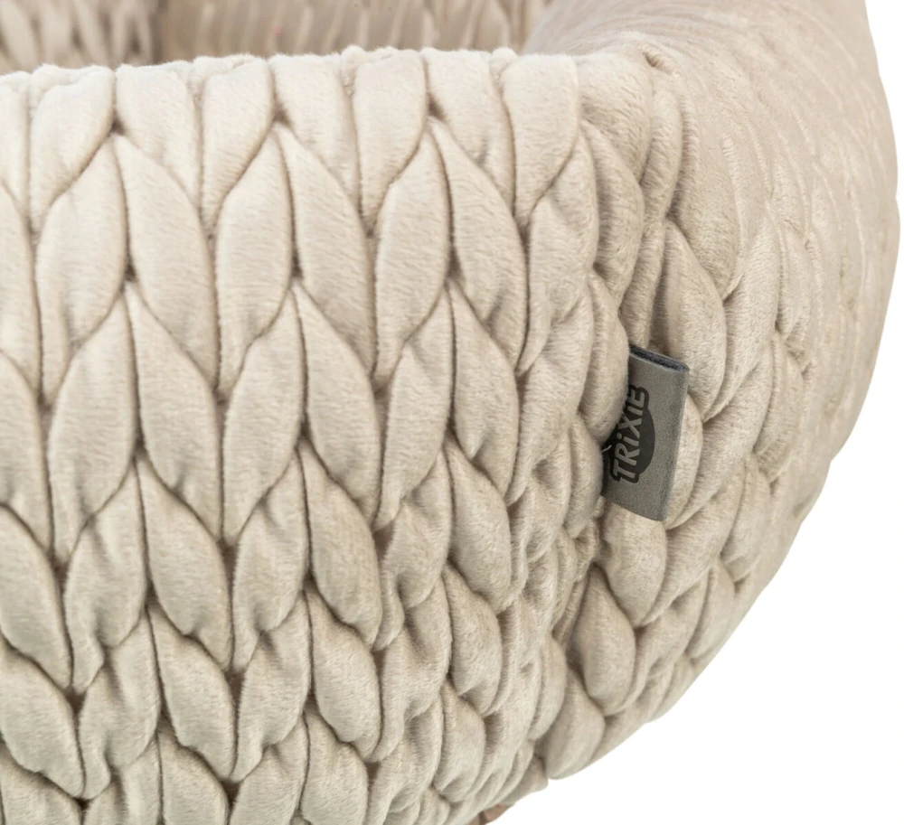 TRIXIE LIVIA kulatý sametový pelech, ø 50 cm,  písková