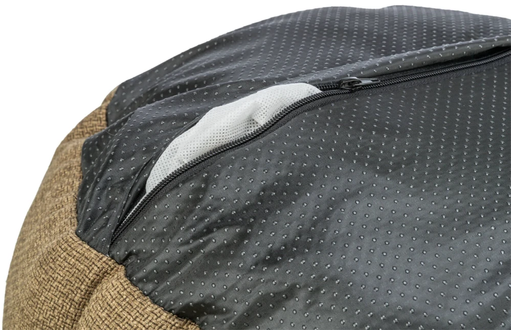 TRIXIE VIVIANA kulatý sametový pelech, ø 50 cm, hnědá