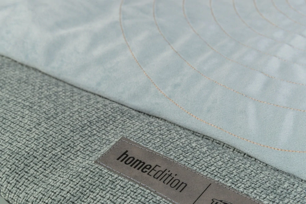 TRIXIE Podložka k ležení VIVIANA, sametová tkanina, modrošedá 120 x 80 cm