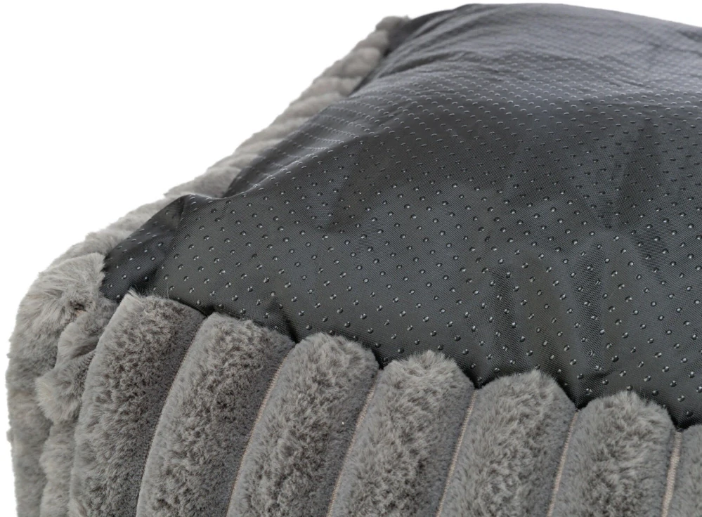 TRIXIE Pelech LONNI obdélníkový, manšestrový plyš, šedá 65 x 50 cm