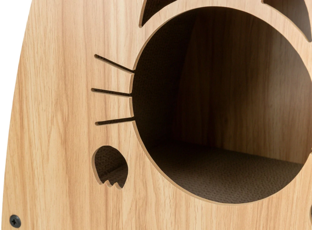 TRIXIE Škrabací domek s katnipem, 48 x 48 x 28 cm, světlešedá