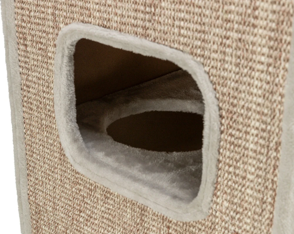 TRIXIE Škrabací věž JUNO, 3 patra, 116 cm, šedá