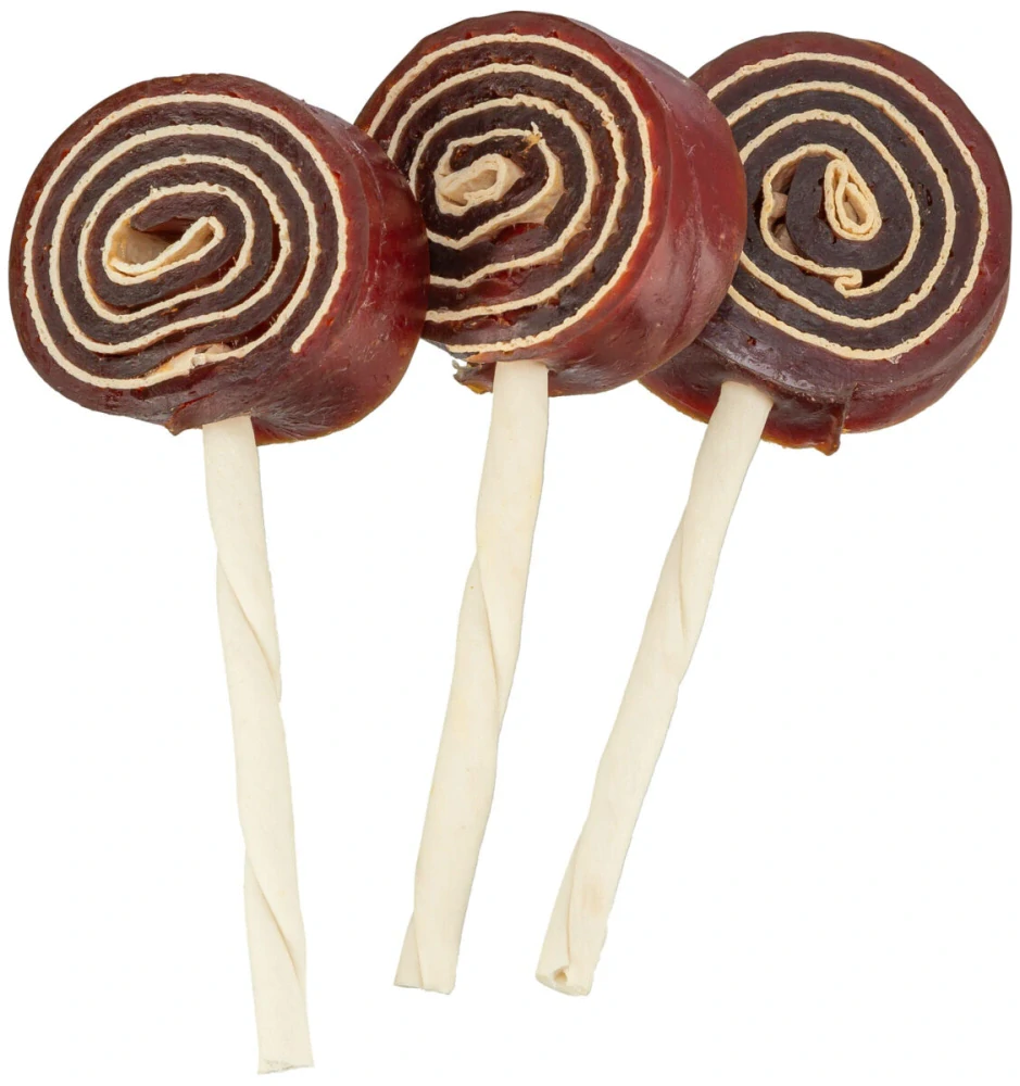 TRIXIE PREMIO Lolly, lízátko s kachnou a treska,  11 cm/ 80 g