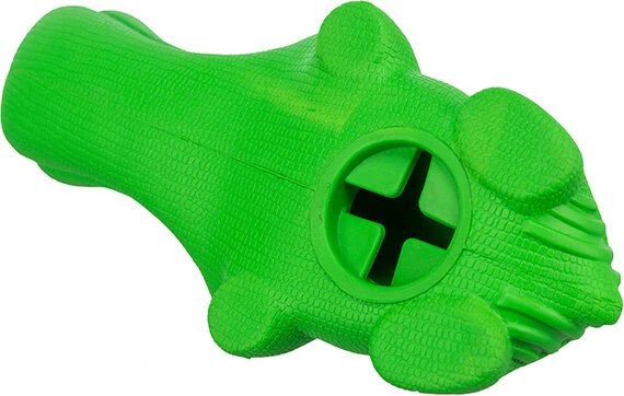 TRIXIE DOG ACTIVITY krokodýl na pamlsky, 18 cm, přírodní guma, zelená