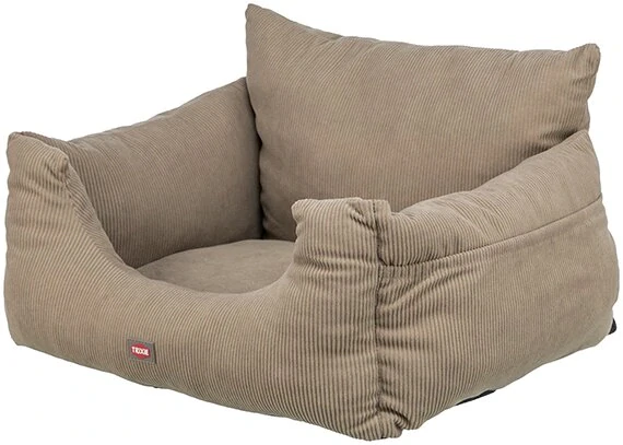 TRIXIE Sedačka / pelech do auta, 55 x 50 x 30 cm, šedobéžová