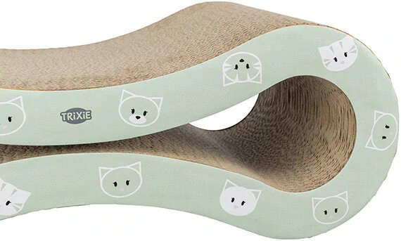 TRIXIE Škrabací vlna MIMI, 48 x 16 x 22 cm, šalvějová/šedá - LIMITOVANÁ NABÍDKA