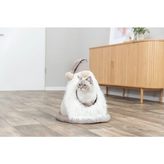 TRIXIE Vánoční jeskyně GNOME, tvar skřítka, ø 45 × 47 cm, béžová