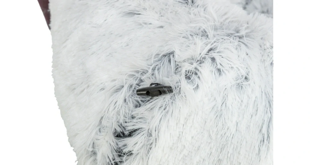 TRIXIE HARVEY plyšový hrací tunel / donut, ø 25 cm/160 cm, šedá