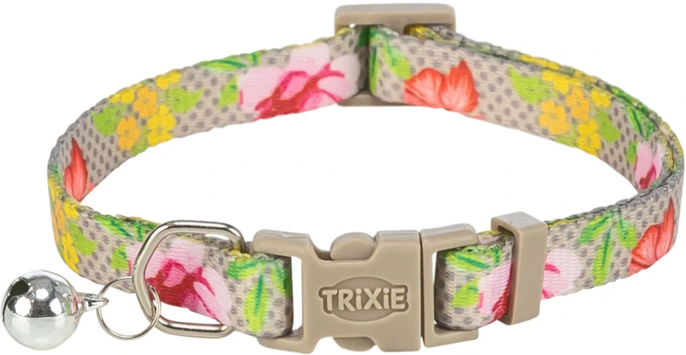 TRIXIE Obojek pro kočky, s květinami, 20–34 cm/10 mm, různé barvy