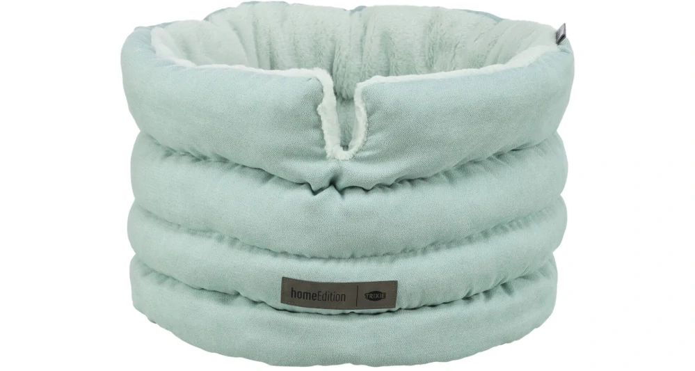 TRIXIE HOME Edition pelech LIANO Soft, kulatý s vysokým okrajem, ø 45 cm, šalvějová