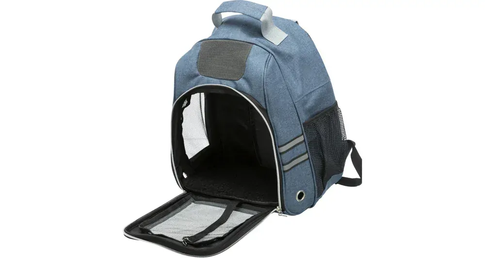 TRIXIE Transportní batoh DAN, 34 x 44 x 26 cm, modrá (max. 8kg)