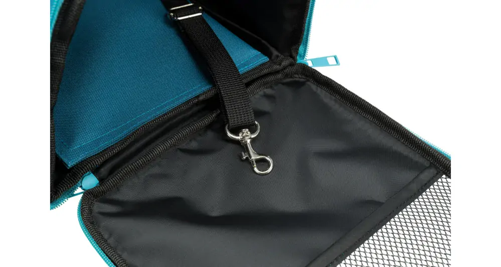 TRIXIE Transportní batoh/taška CONNOR, 42 x 29 x 21cm, petrolejová (max. 8kg)