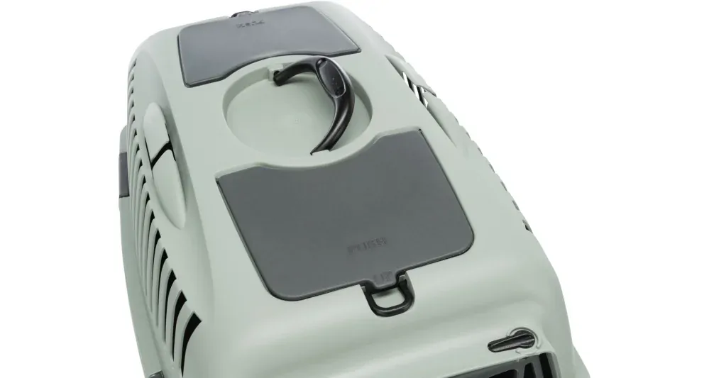 TRIXIE Be Eco Capri 3 transportní box, S: 40 x 38 x 61 cm, antracit/ šedo-zelená (max. 12kg)