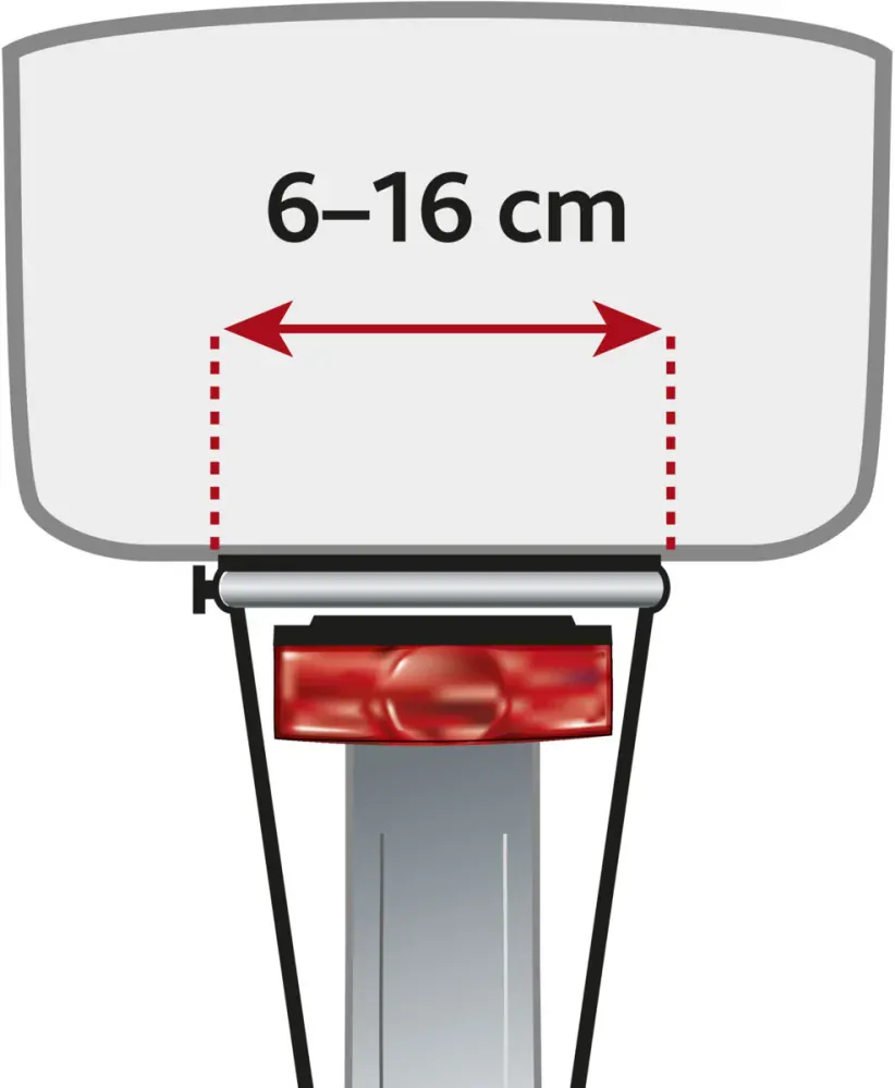 TRIXIE Přepravka na kolo LONG na široký nosič 29 x 42 x 60 cm černá (max. 8kg)